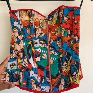 DC Comics bustier. Great condition.